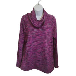 Marc New York Activewear Top,  Cowl, Multi-Color, M